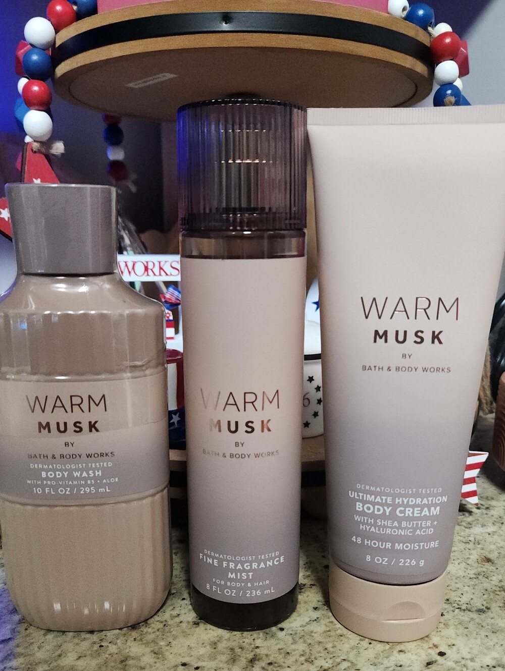 Bath and Body Works "Warm Musk" Body Bundle